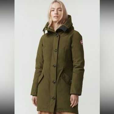 【美品】  S カーキ ROSSCLAIR PARKA Canada Goose Rossclair Parka - Gem