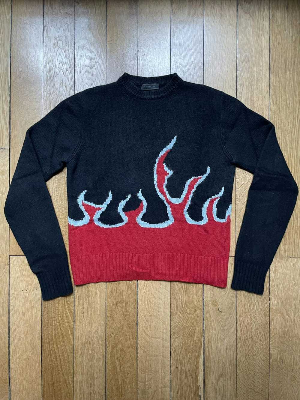 Prada Prada FW18 Flame Cashmere & Wool Knit - image 1