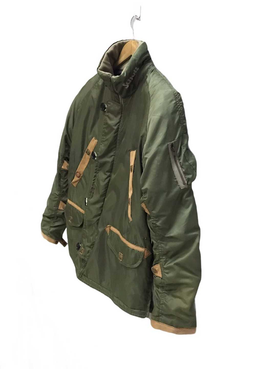 Schott × Vintage Schott padding parka jacket - image 2