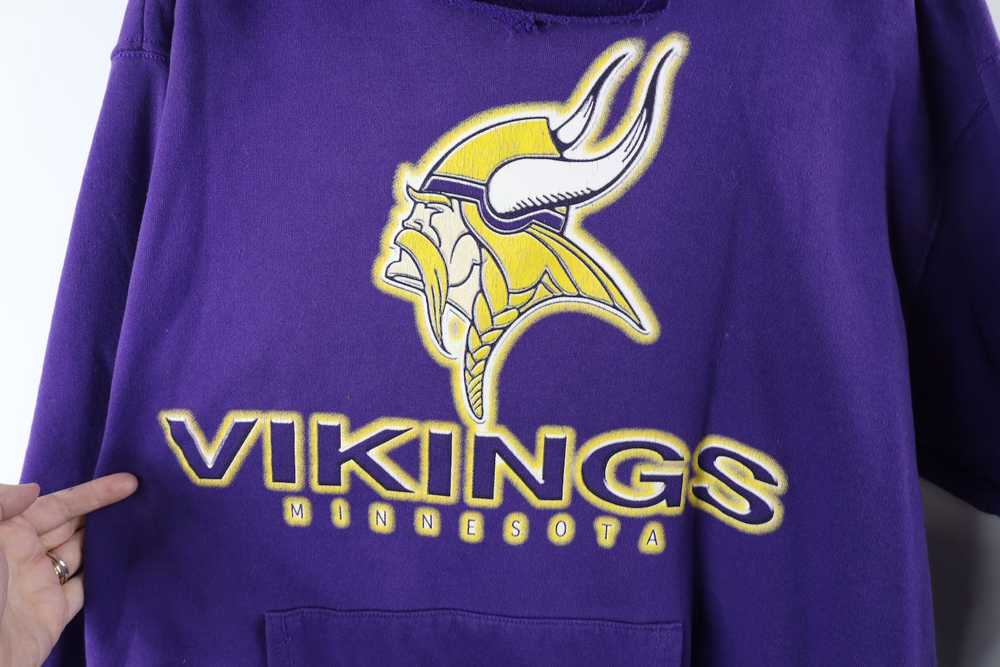 Vintage Vintage 90s Out Minnesota Vikings Footbal… - image 4