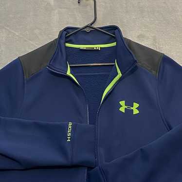 MENS UNDER ARMOUR PENN STATE COLDGEAR INFRARED HOODIE L LARGE BLUE NWT $90