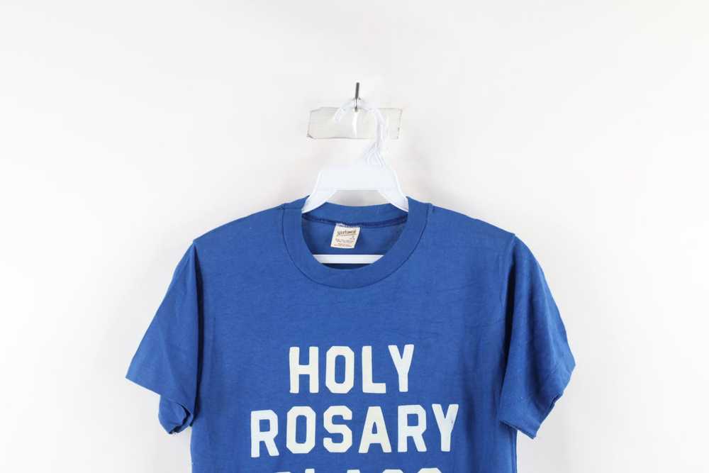 Vintage Vintage 70s Out Holy Rosary Class Champ T… - image 2