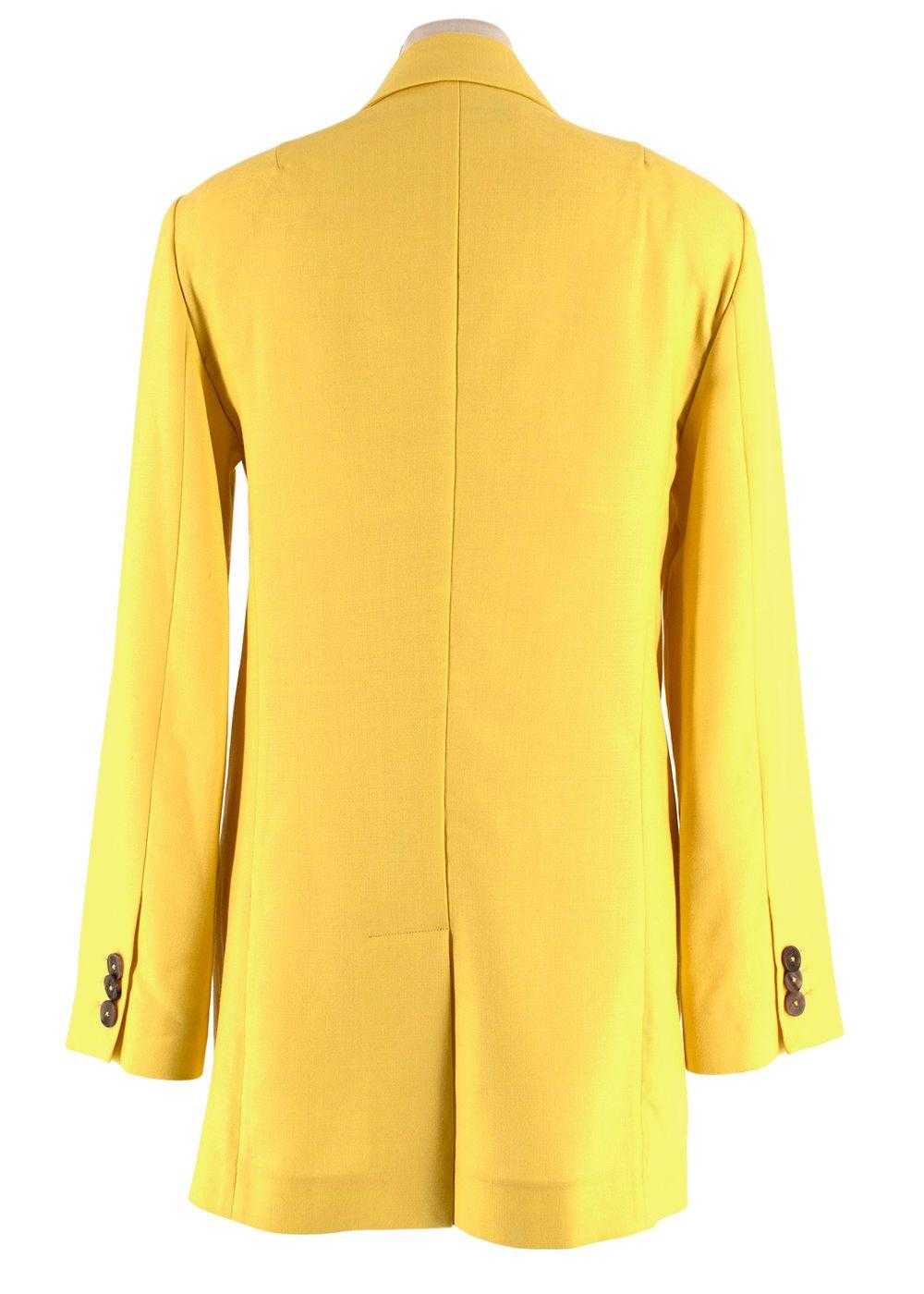 Managed by hewi Jil Sander Yellow Oversized Wool … - image 2