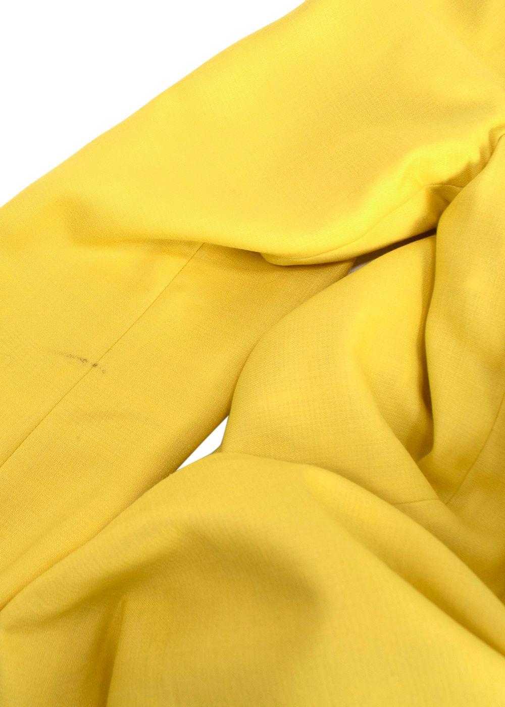 Managed by hewi Jil Sander Yellow Oversized Wool … - image 9