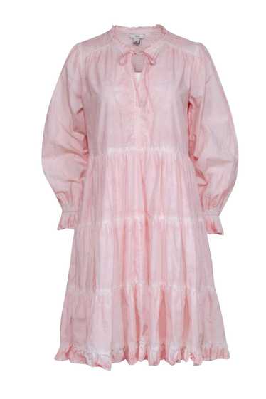 Othilia - Light Pink Cotton Tiered Dress Sz S