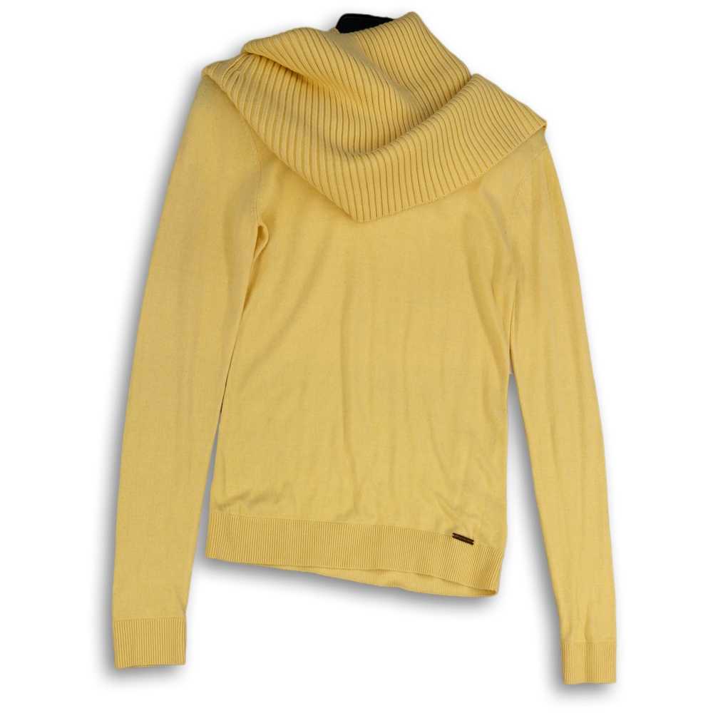 Michael Kors Womens Yellow Knitted Long Sleeve Re… - image 1