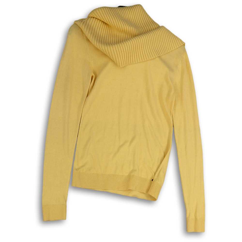 Michael Kors Womens Yellow Knitted Long Sleeve Re… - image 2