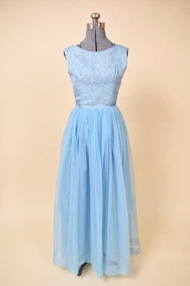 Light Blue Handmade Princess Dress, XXS