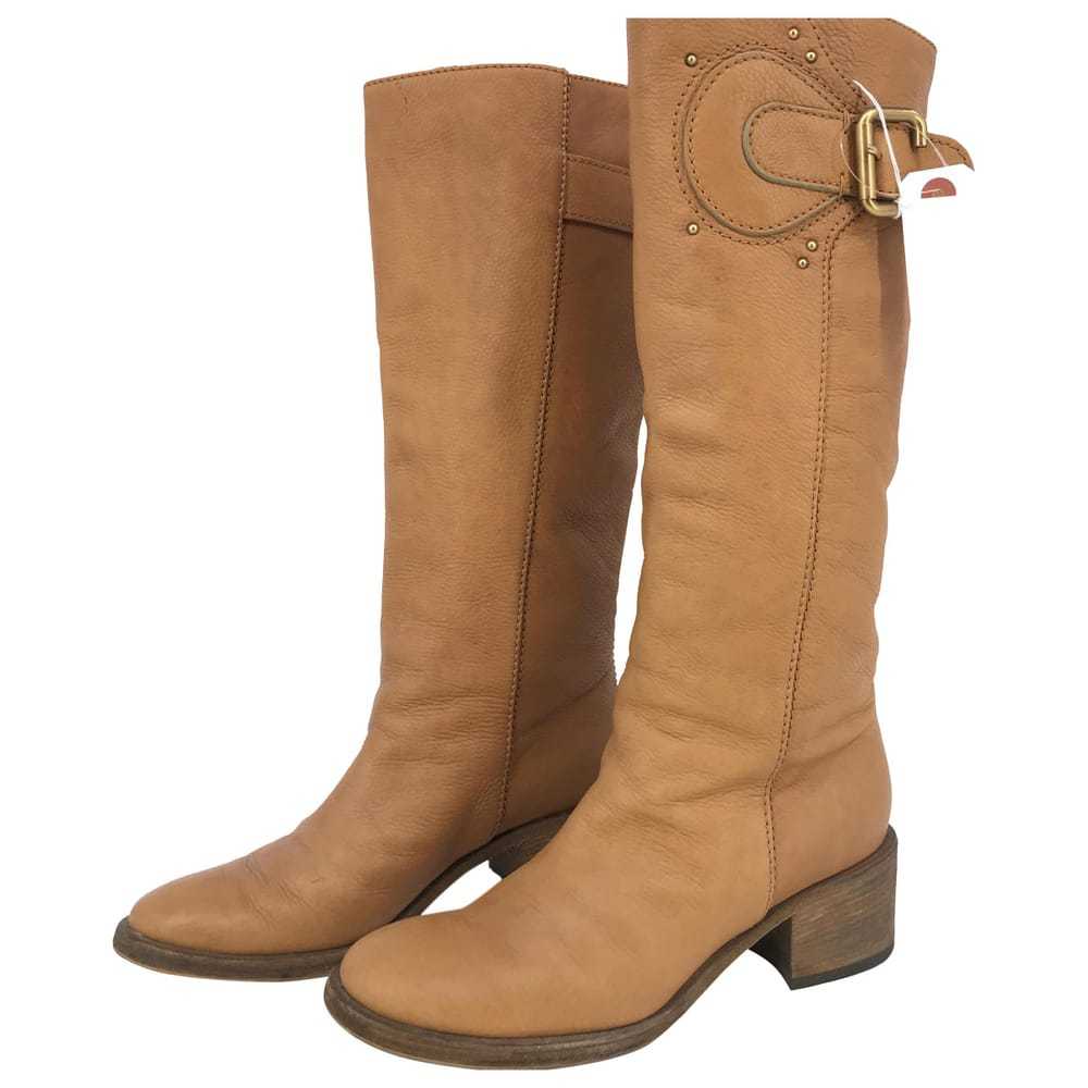 Chloé Mallo leather riding boots - image 1