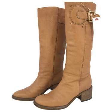 Chloé Mallo leather riding boots - image 1