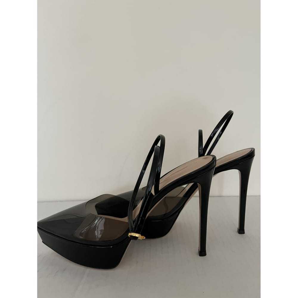 Gianvito Rossi Plexi leather heels - image 4