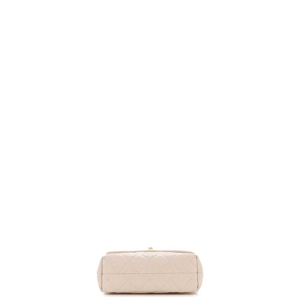 CHANEL CC Padded Top Handle Convertible Flap Bag … - image 4
