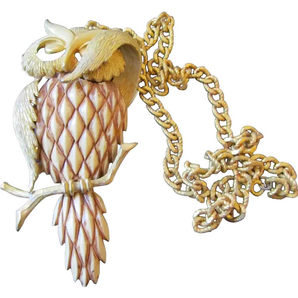 RAZZA Large Owl necklace - image 1