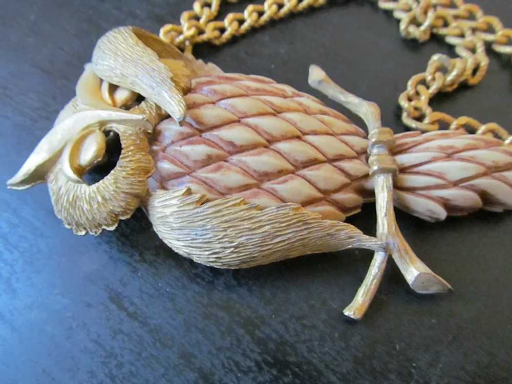 RAZZA Large Owl necklace - image 3