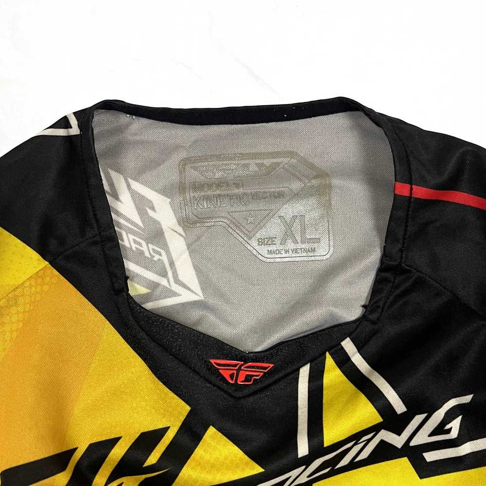 Vintage Fly Racing Motor Cross Yellow Long Sleeve… - image 2