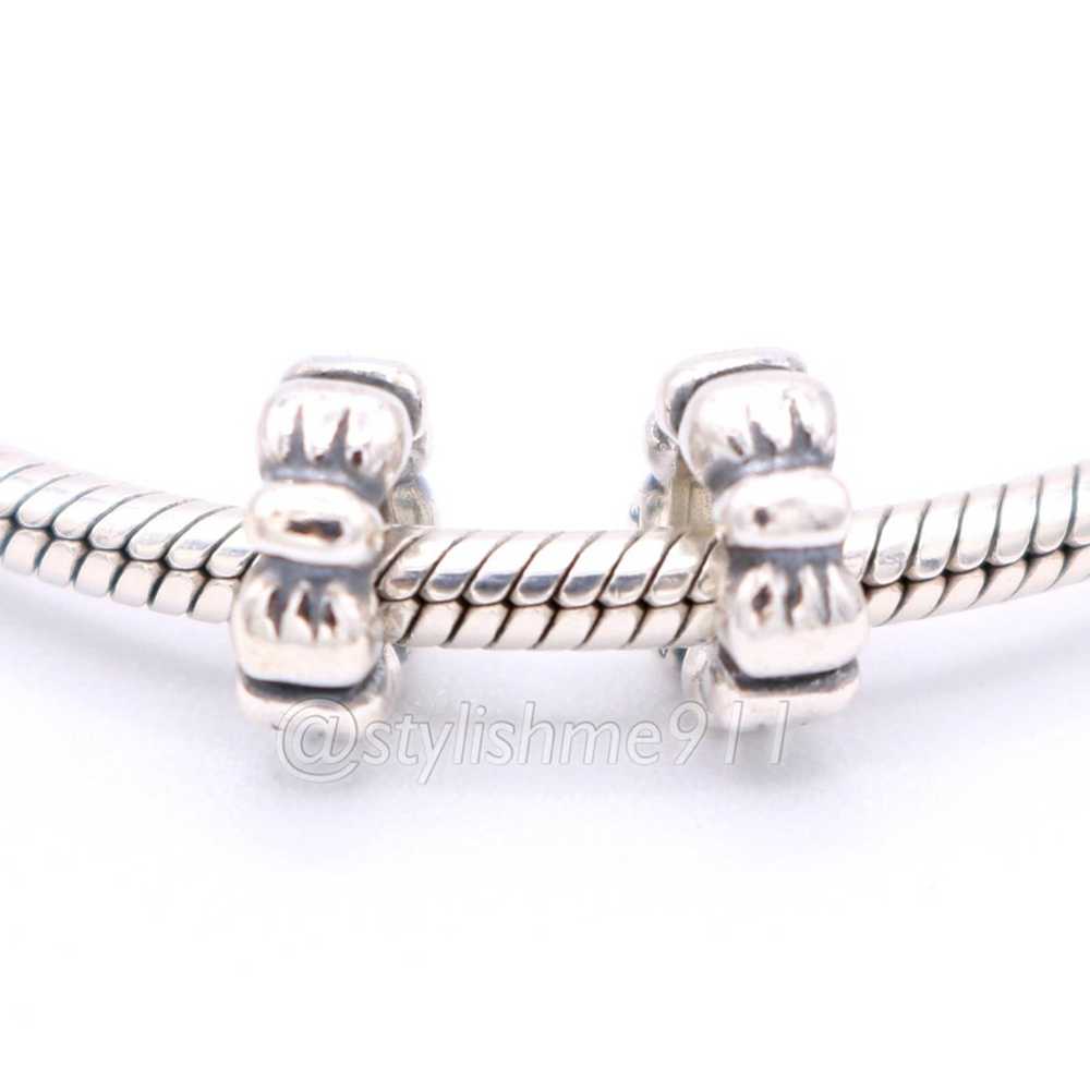 pandora Two Authentic PANDORA Bows Spacer Charm - image 5