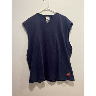 Nike 1990’s Vintage Nike Tank Top Center Swoosh S… - image 1