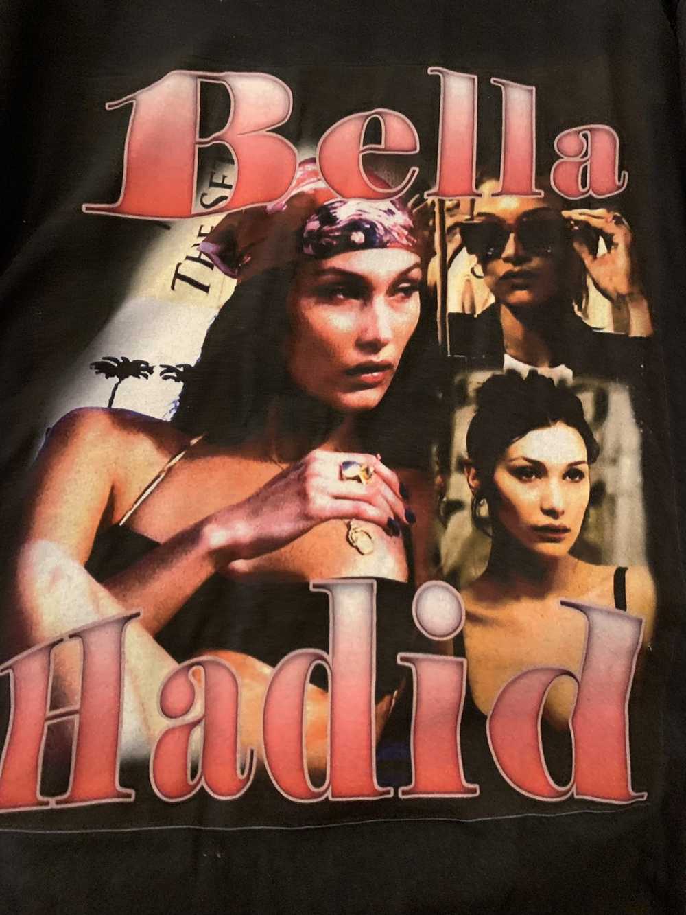 Streetwear Bella Hadid collage tee - image 2