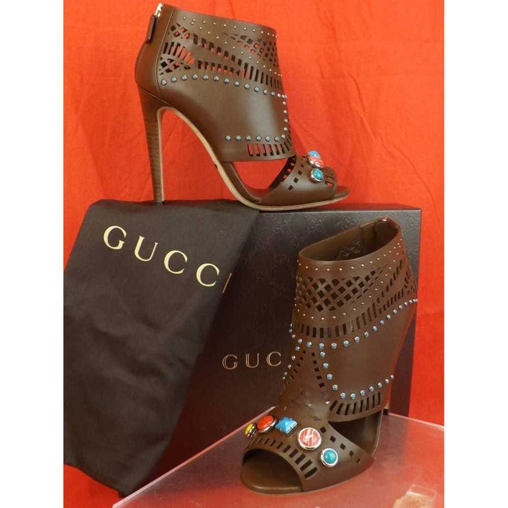 Gucci Leather heels - image 2