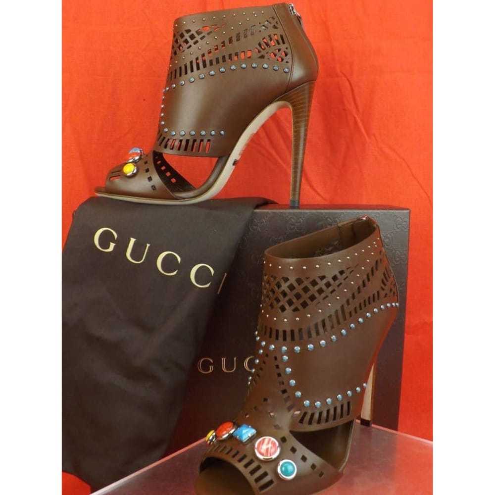 Gucci Leather heels - image 4