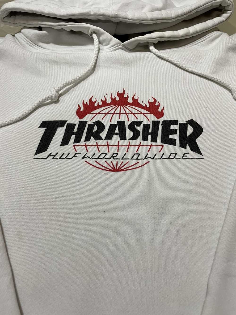 Huf × Skategang × Thrasher THRASHER X HUF HOODIE - image 2