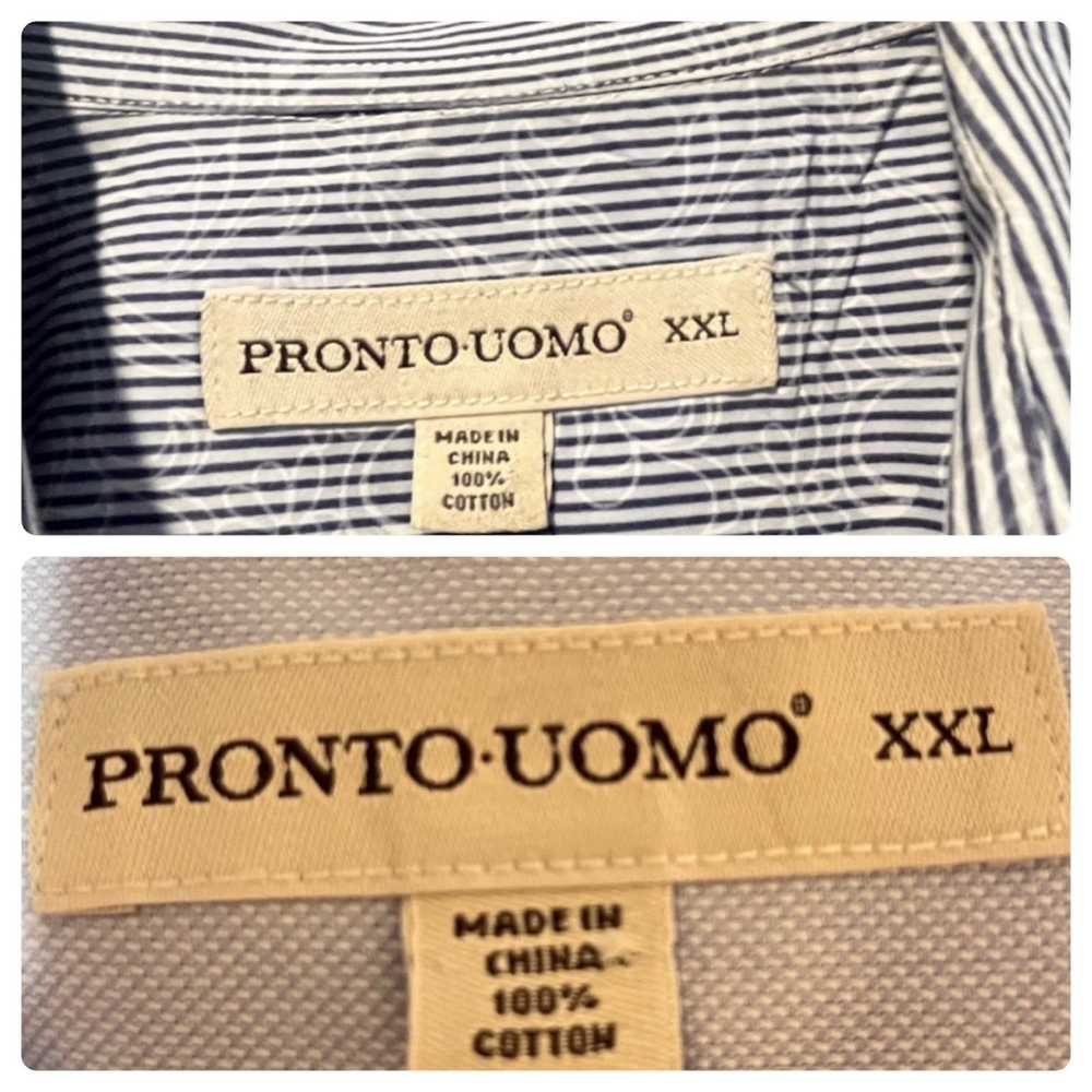 Pronto Uomo Set of 2Pronto Uomo Striped Long Slee… - image 2