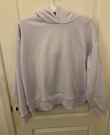 Streetwear Violet cropped hoodie