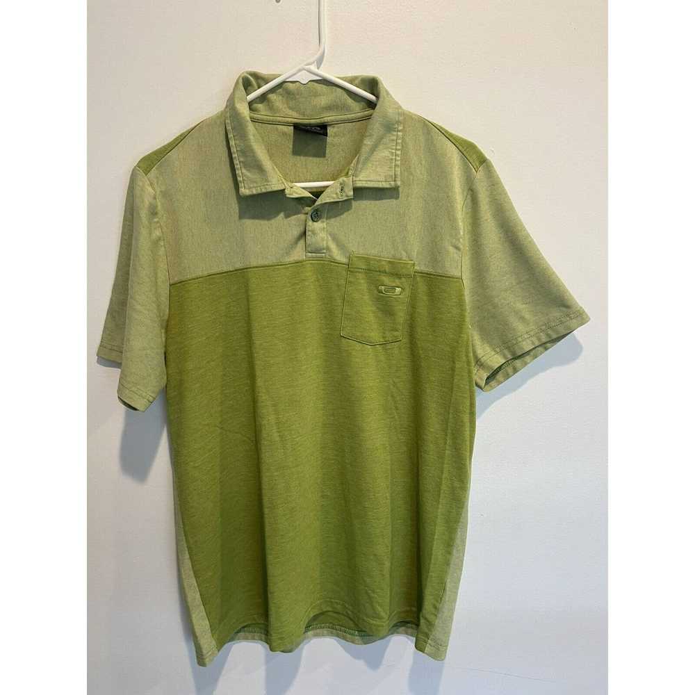 Oakley Oakley Men’s Polo Shirt Golf Shirt Lime Gr… - image 1