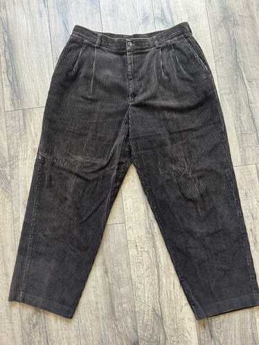 Claiborne Brown Baggy Corduroy Pants