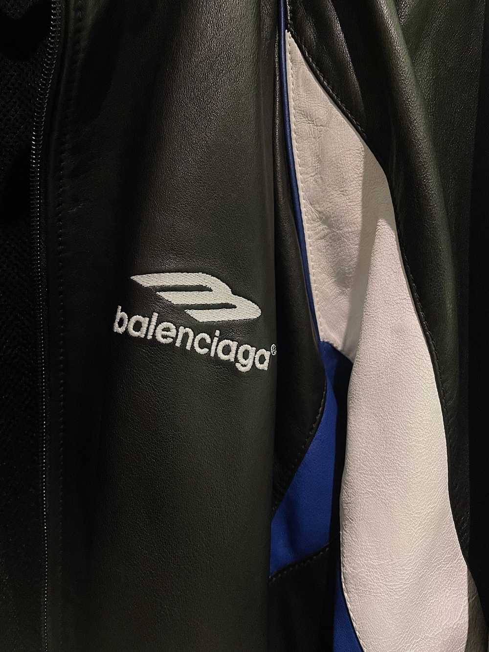 Balenciaga Balenciaga 3B Icon Lambskin Leather Tr… - image 2