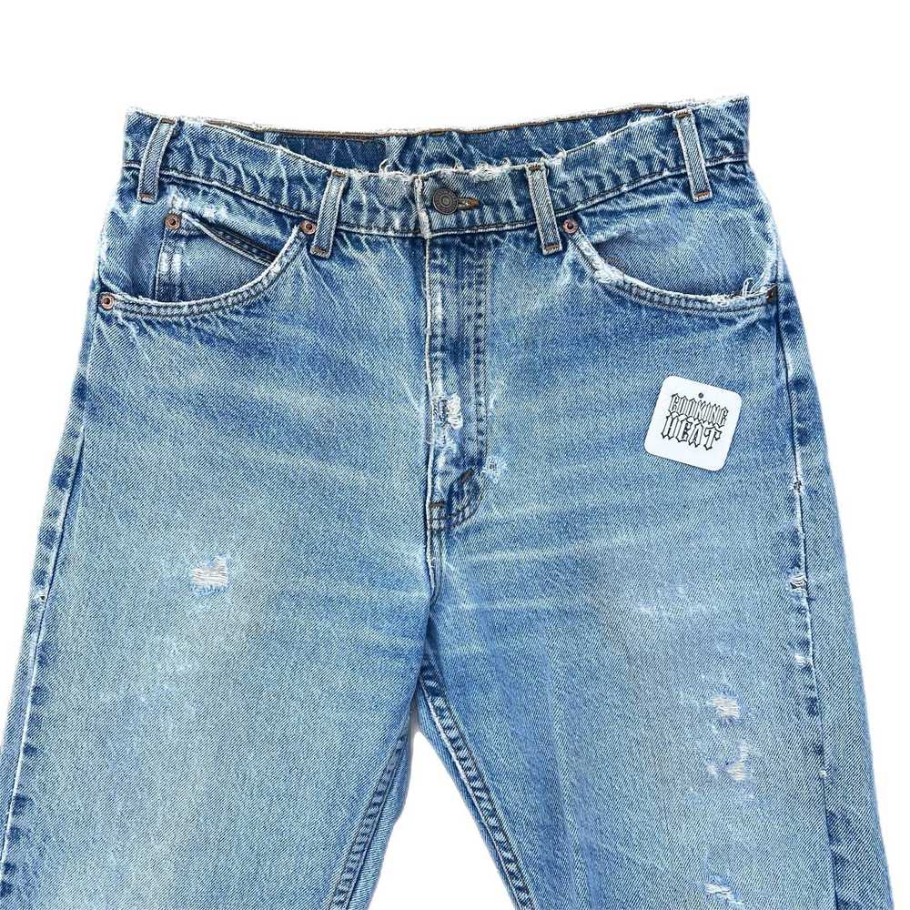Levi's 505 Orange Levis Jeans Light Washed | Made… - image 2