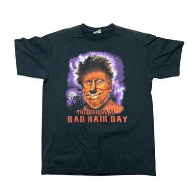 Vintage Vintage werewolf bad hair day tshirt - image 1