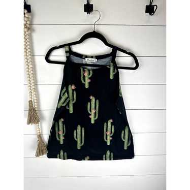 Other Pre-Loved Unbranded Cactus square neck tank… - image 1