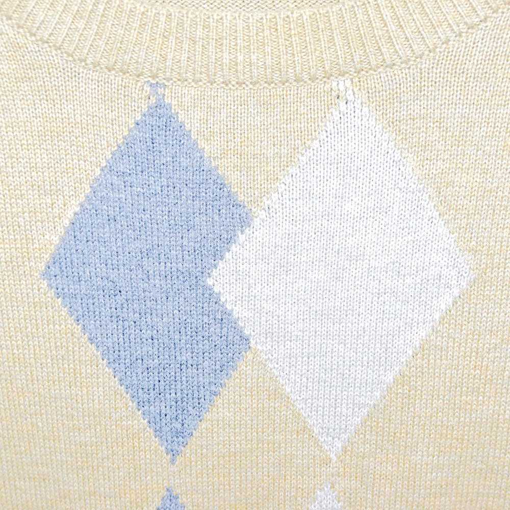 Other × Vintage 90s Diamond Knit Sweater - image 3