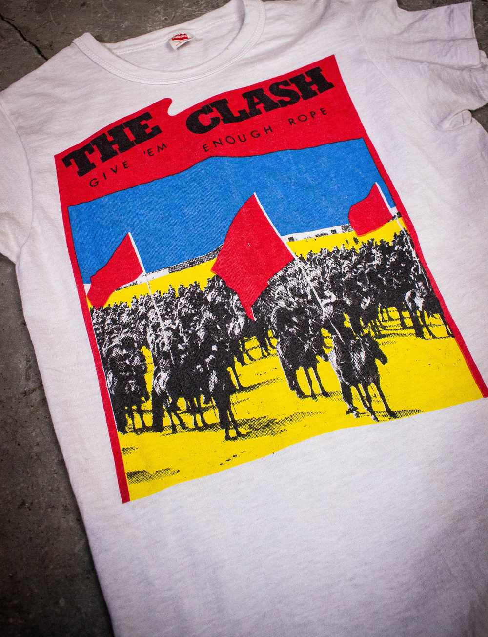 Band Tees × Vintage Vintage Clash Give 'Em Enough… - image 2