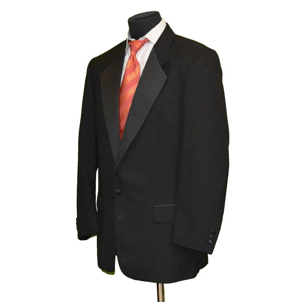 Pierre Balmain PIERRE BALMAIN Black Wool Tuxedo S… - image 2