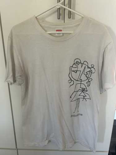 トップス Supreme Stick Tee Ash Grey Buy Supreme Stick Tee 'Ash Grey' - FW25T35 ASH GREY | GOAT CA