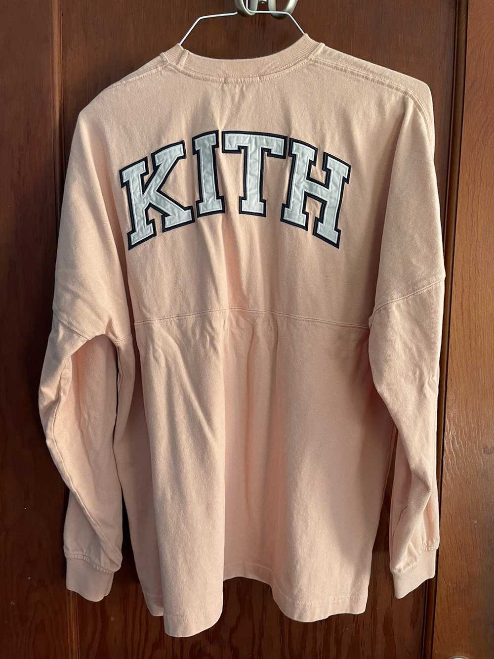 Kith Kith Track Paneled Longsleeve Tee Pink - image 3