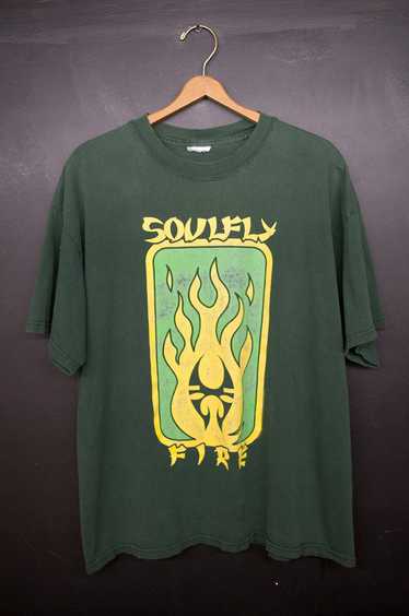 SOULFLY BRAZIL NEW GREEN T SHIRT - Best Rock T-shirts