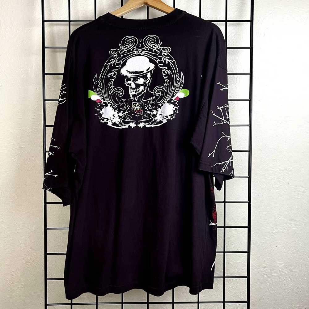 Vintage Brooklyn Xpress Y2K Skull Shirt AOP |Grun… - image 4