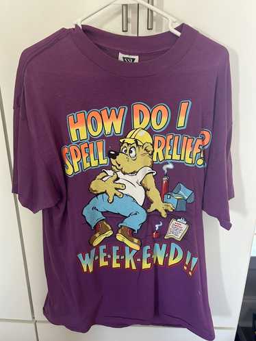 Vintage Vintage 90s Ironic Funny Graphic Tshirt
