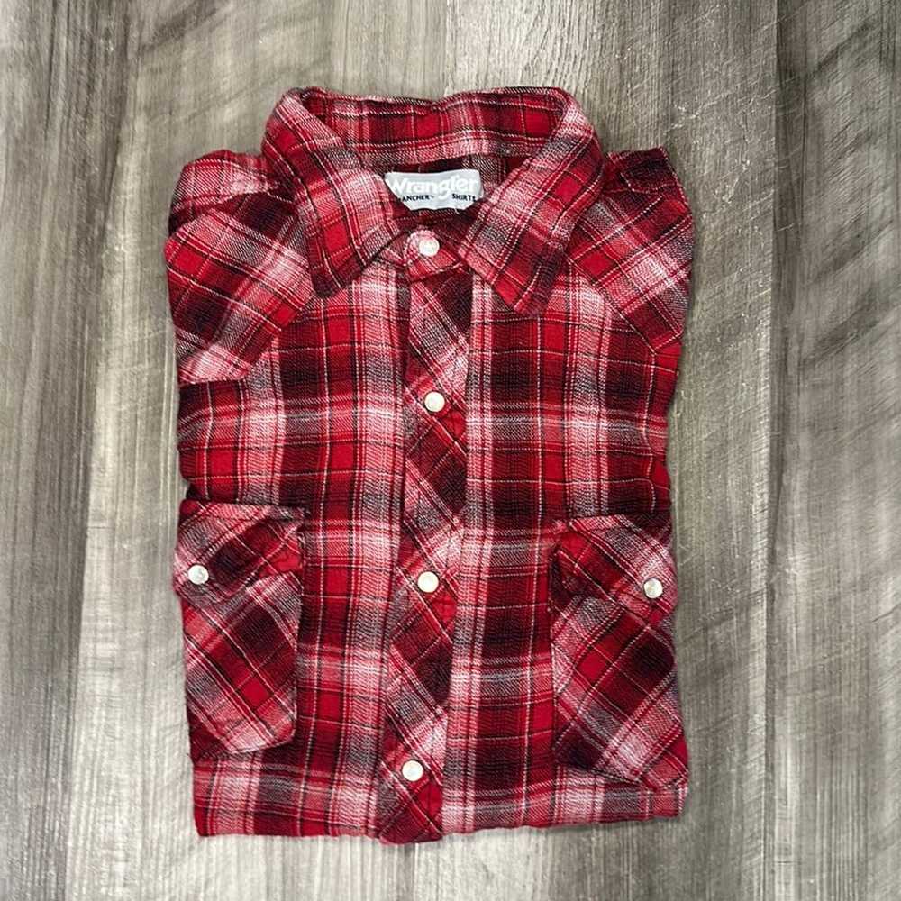 Wrangler Wrangler Wrancher Shirts Flannel Long Sl… - image 1
