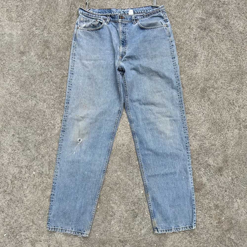 Levi's × Vintage Vintage Levi’s 555 Light Wash De… - image 1