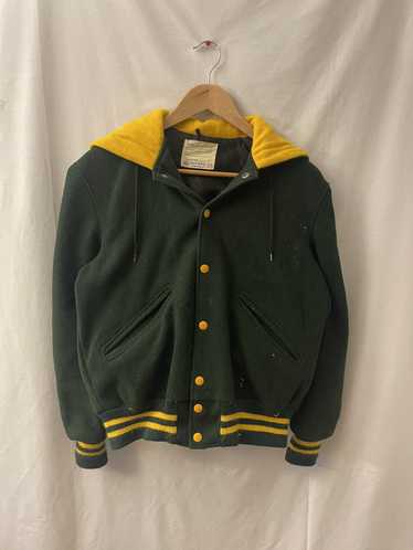 Dark green varsity jacket - Gem