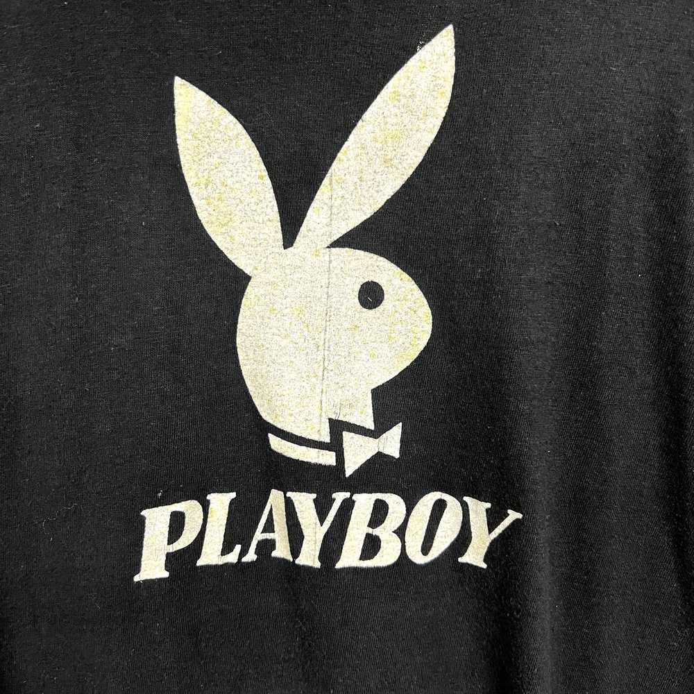 Vintage 80s Playboy Bunny Shirt | Hanes Tag | Sin… - image 4