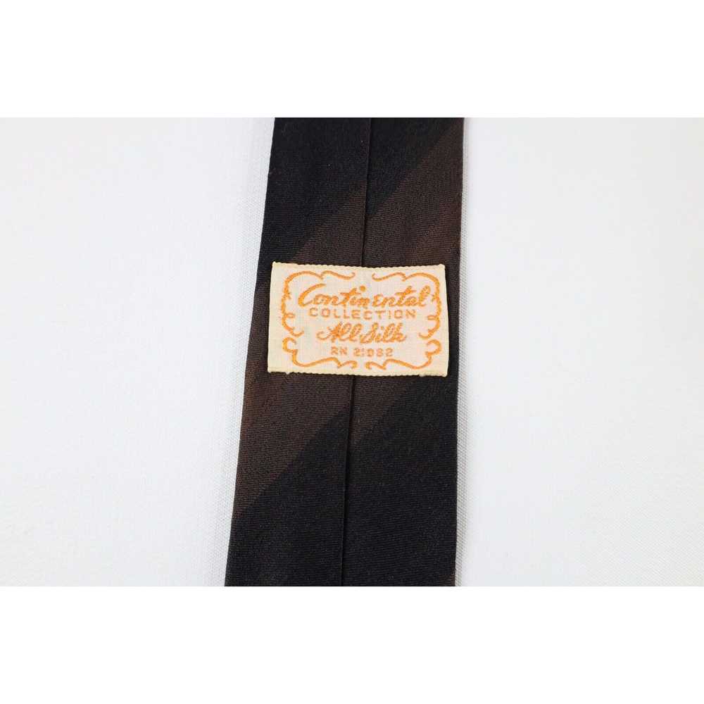 Vintage Vintage 30s 40s Rockabilly Silk Striped G… - image 4