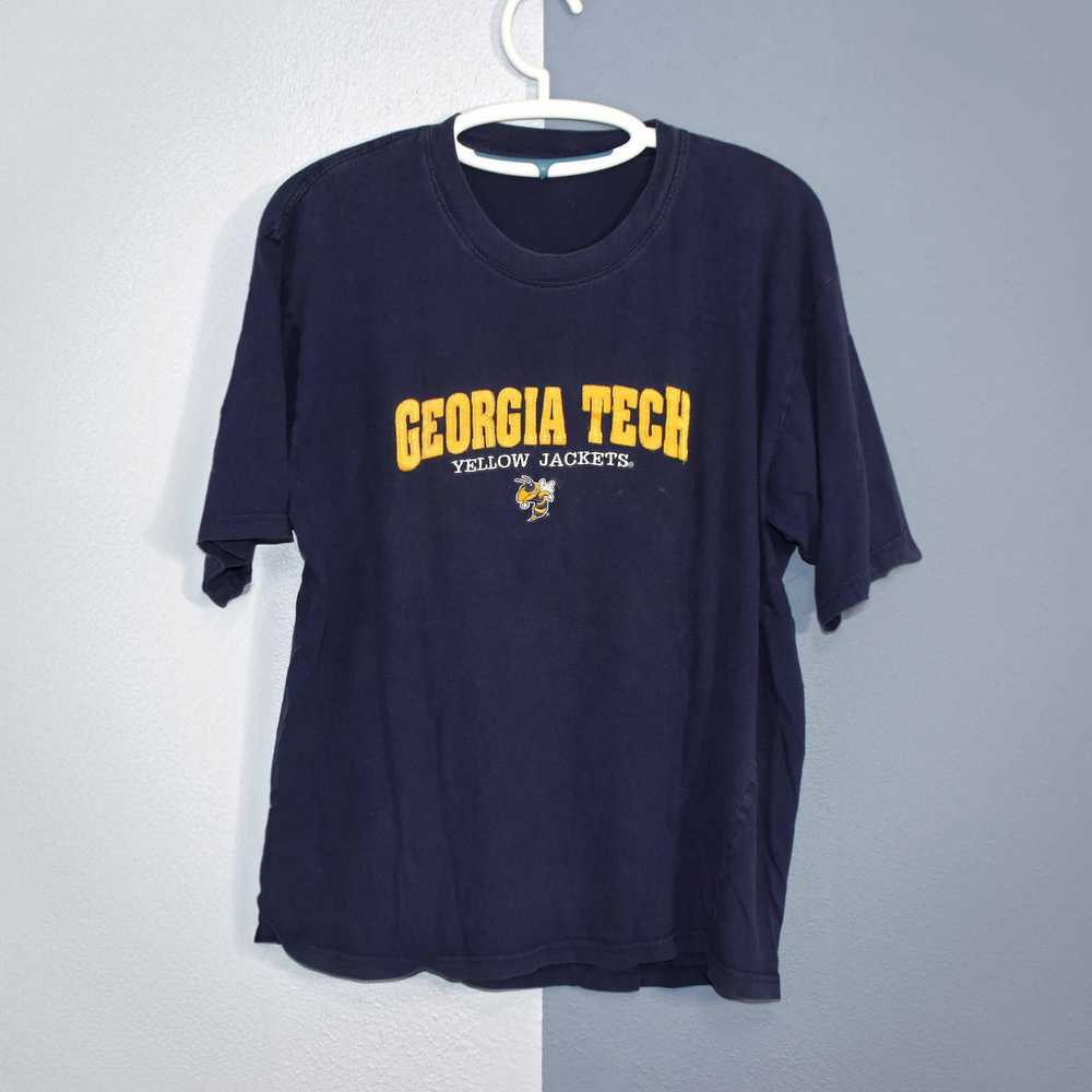 American College × Tee Shirt × Vintage Georgia Te… - image 1