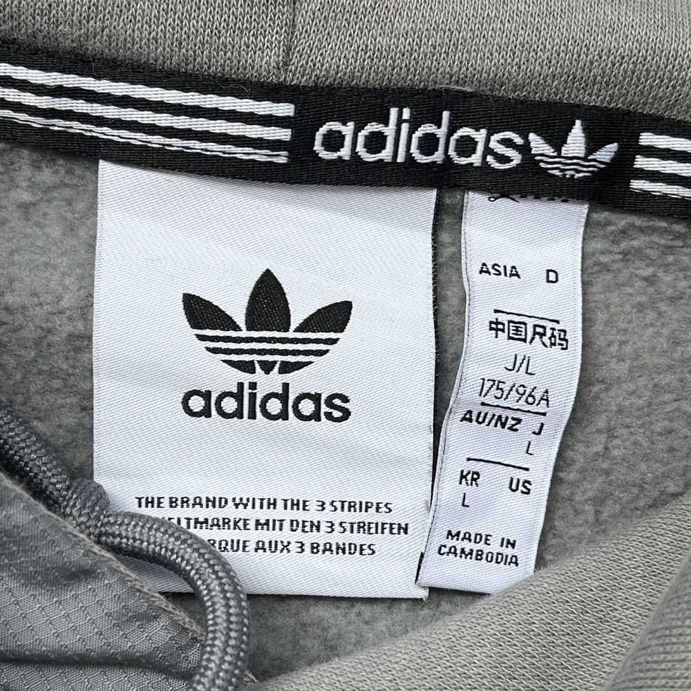 Adidas Vintage Faded Grey Adidas Skateboard Hoodi… - image 6