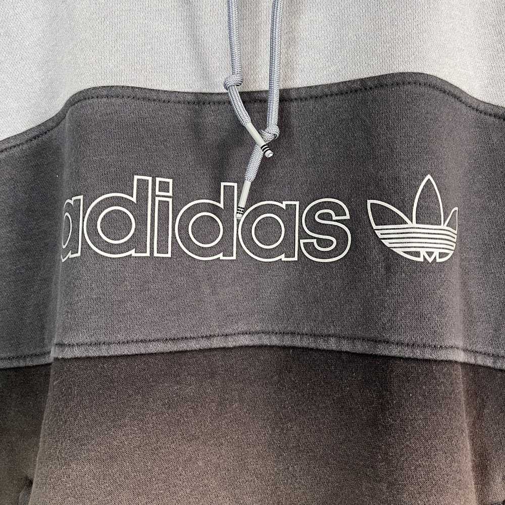 Adidas Vintage Faded Grey Adidas Skateboard Hoodi… - image 9