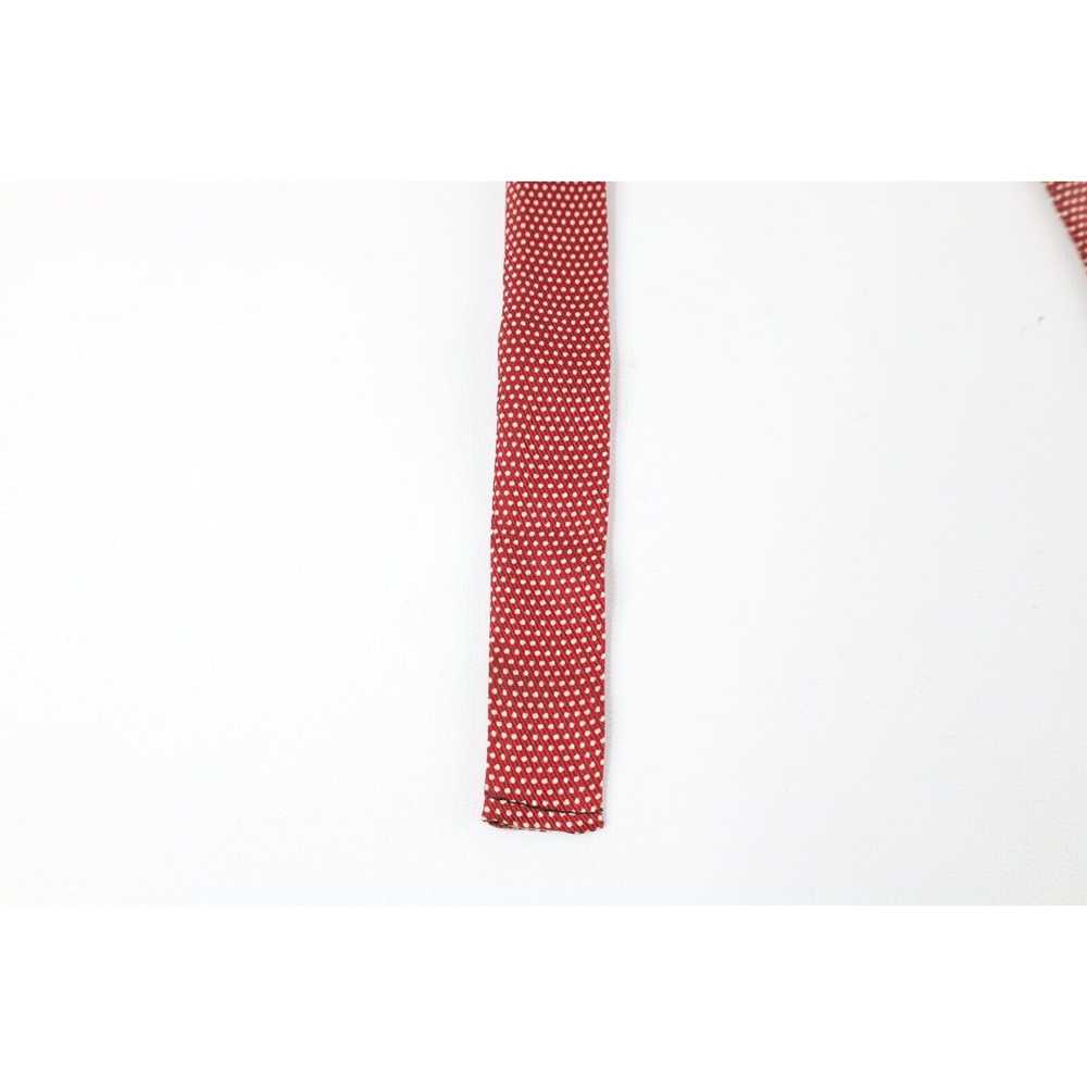 Vintage Vintage 40s Silk Polka Dot Western Ribbon… - image 5
